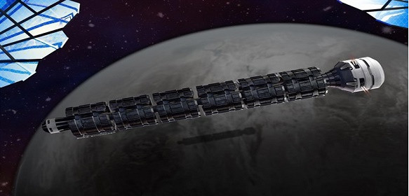  Solar Express, un tren espacial para viajar por el Sistema Solar 