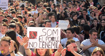 Protestas de estudiantes