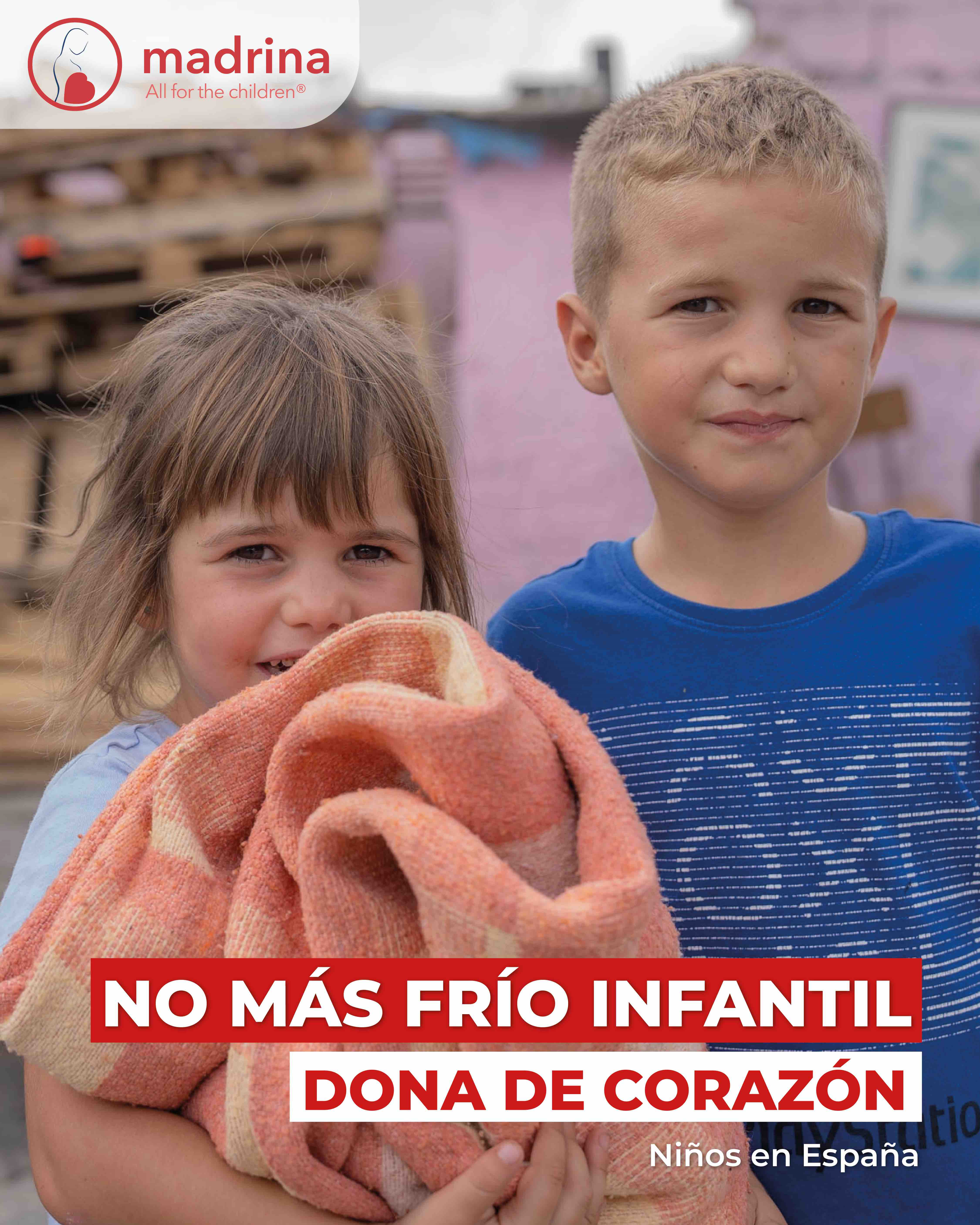  ​‘No más frío infantil’, la campaña de Fundación Madrina para evitar enfermedades respiratorias en 2.000 niños 
