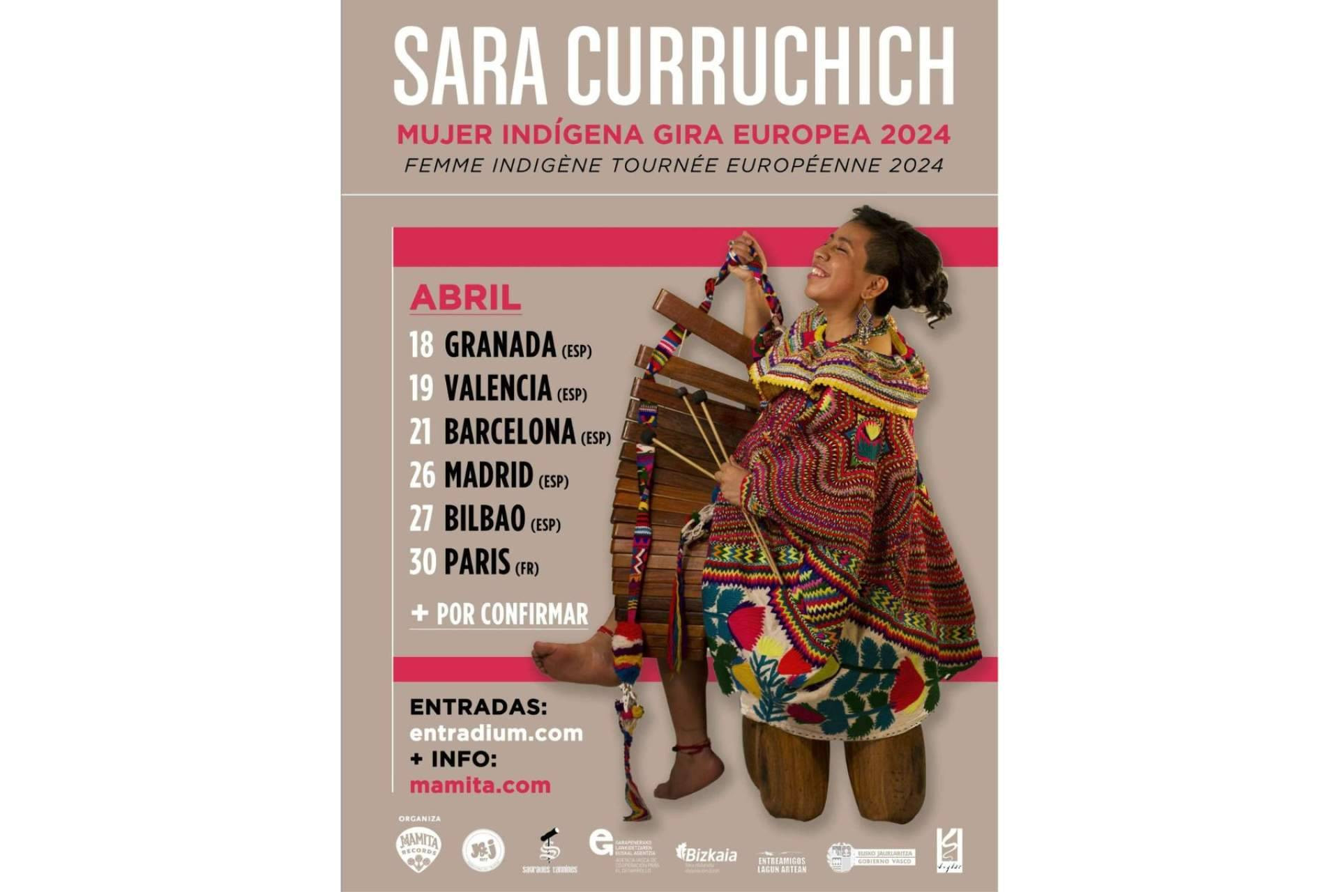  Sara Curruchich gira mundial de su último disco 'Mujer Indígena' 