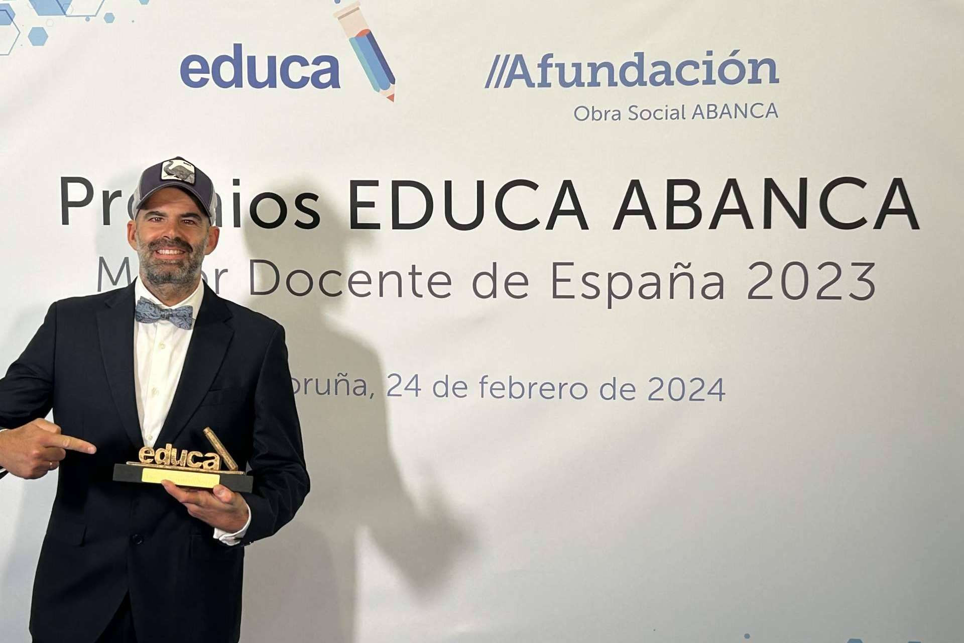  Daniel Navarro Ardoy, CEO y Director Pedagógico de la academia Opospills, es galardonado 
