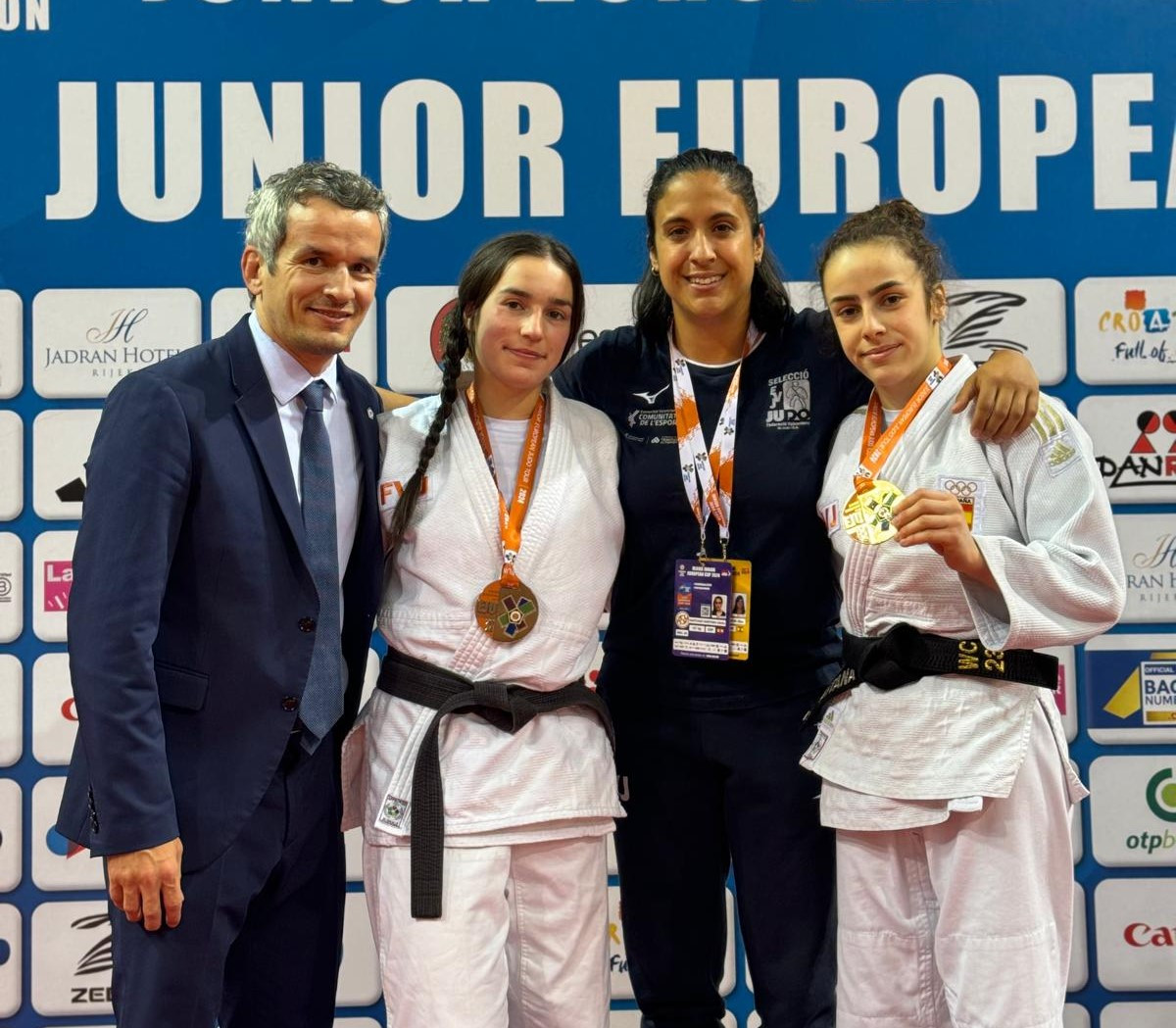  Aitana Díaz y Odalis Santiago, oro y bronce en la European Cup de Rijeka 