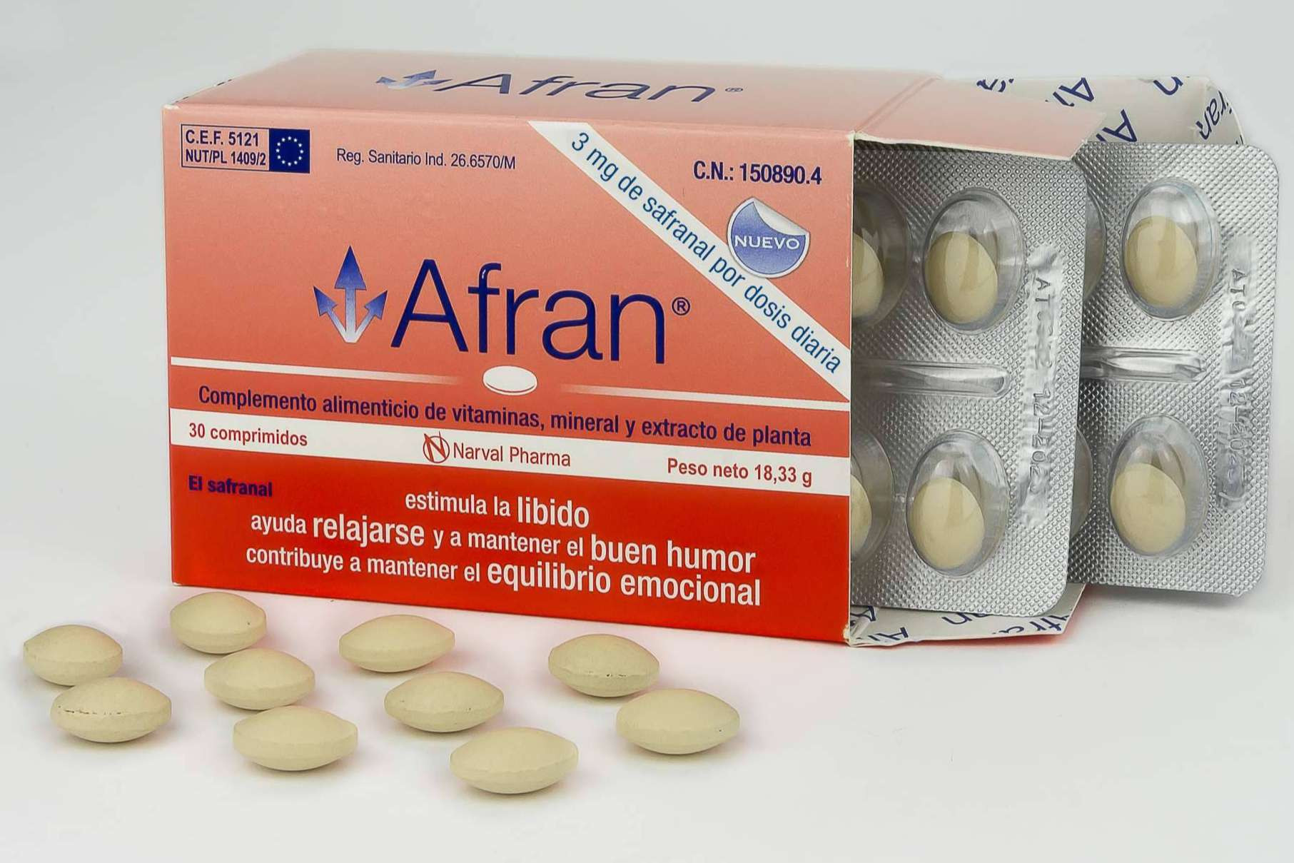  Afran de Naraval Pharma ayuda a la estabilidad emocional y al buen humor, gracias al azafrán 