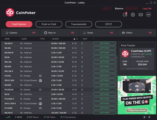  CoinPoker, la sala blockchain de poker online 