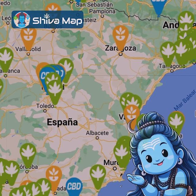  ​ShivaMap permite geolocalizar asociaciones canábicas en toda España 