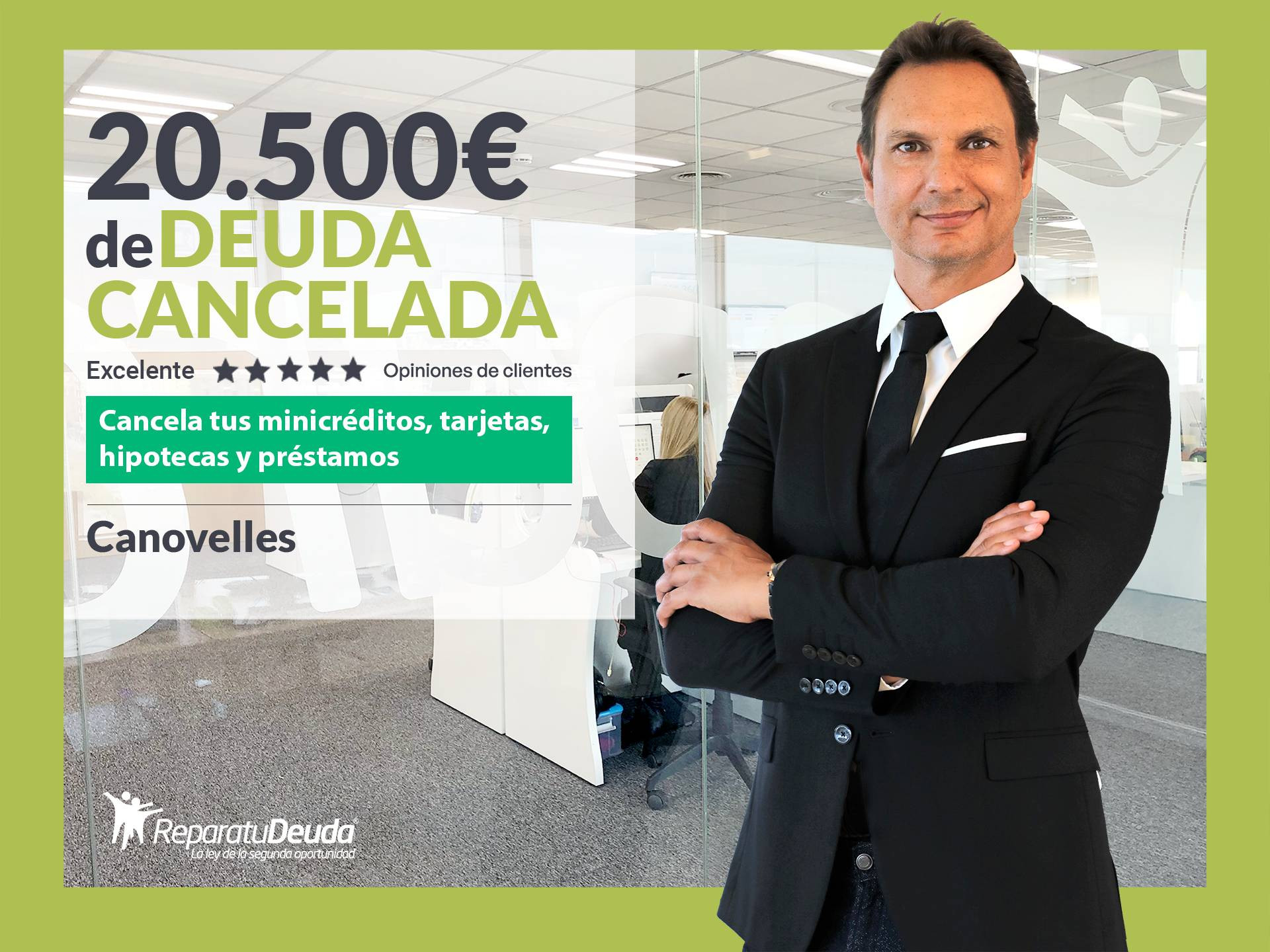  Cancelación de 20.500€ en Canovelles (Barcelona) mediante la Ley de Segunda Oportunidad 