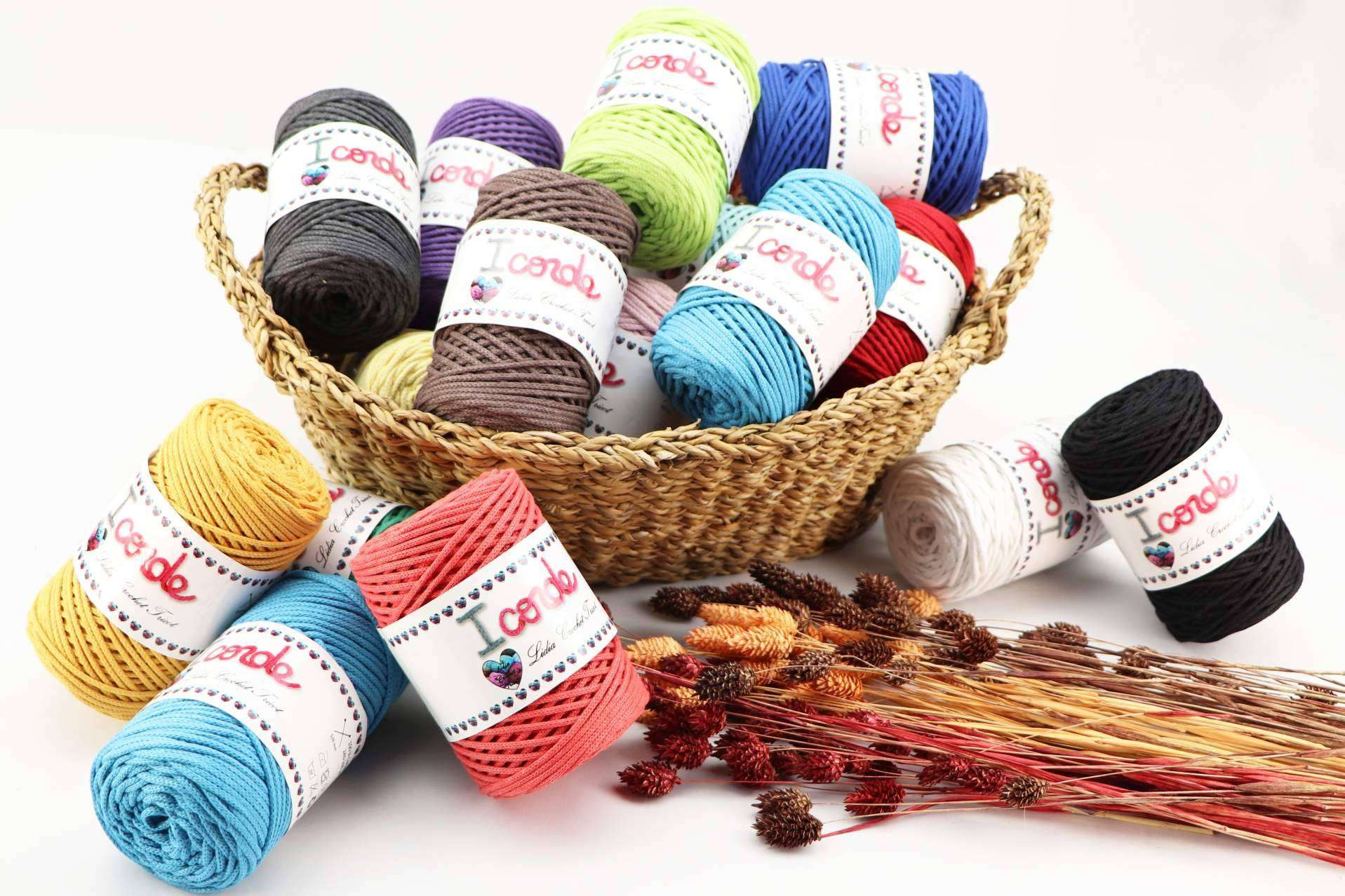  Beneficios del algodón reciclado que se usa para elaborar el hilo I-corde de Lidia Crochet Tricot 
