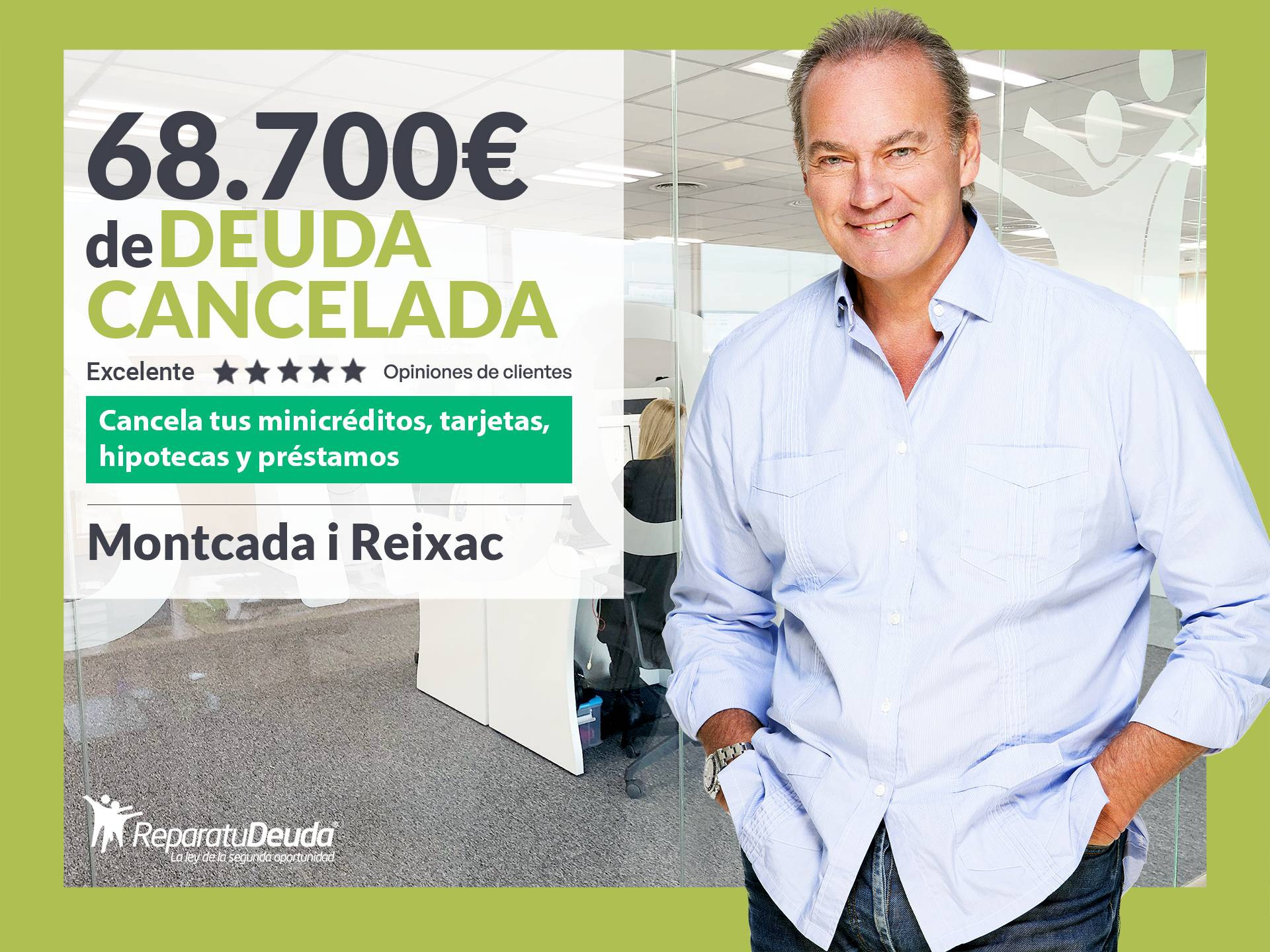  Repara tu Deuda Abogados cancela 68.700€ en Montcada i Reixac (Barcelona) mediante la Ley de Segunda Oportunidad 