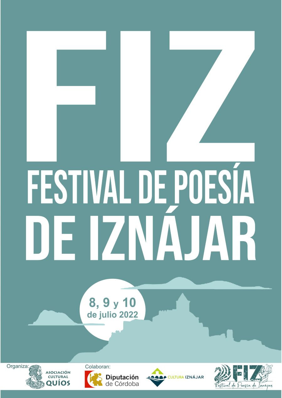 CARTEL FESTIVAL DE POESÍA IZNÁJAR 2022