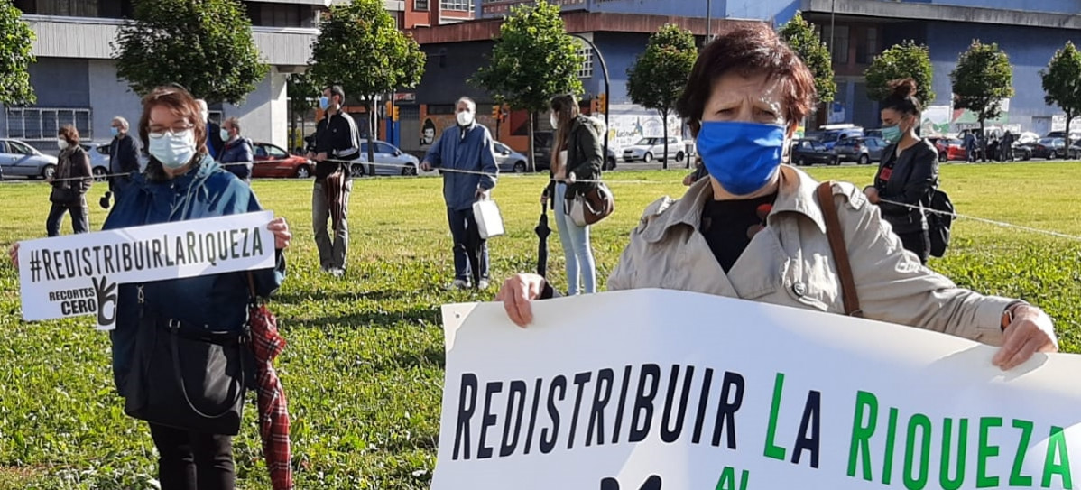 Redistribuir la riqueza, primera concentración después del confinamiento