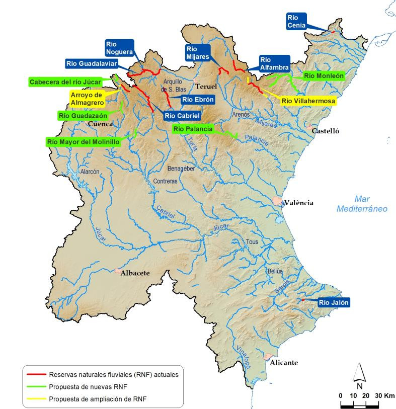 PropuestaAmplicaciónNuevasReservasNaturalesFluviales