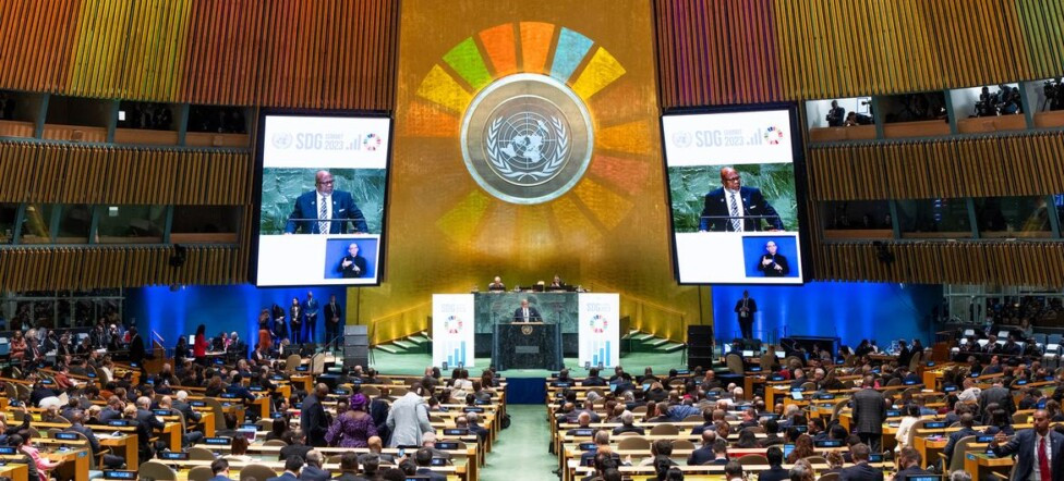 Cumbre ODS auditorio Cia Pak ONU