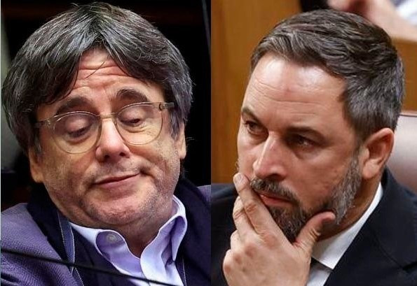 Puigdemont y Abascal se unen más