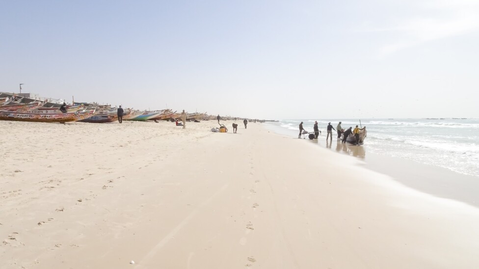 Mauritania playa pesc Svens Travel