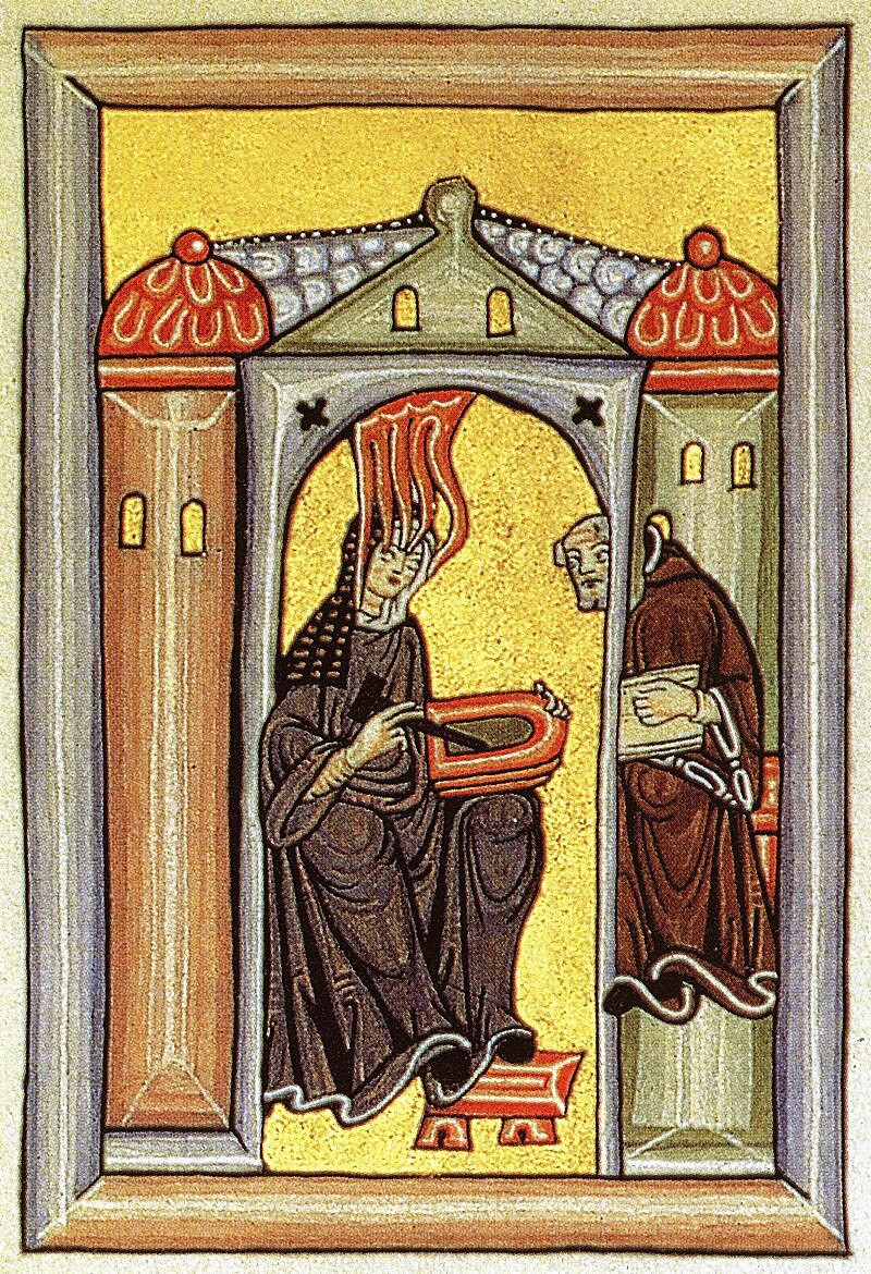 Miniatura del Códice de Rupertsberg del Liber Scivias Hildegard von Bingen