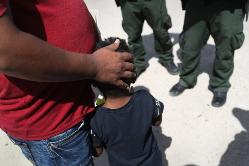 Frentera padre hijo Honduras Getty John Moore HRW