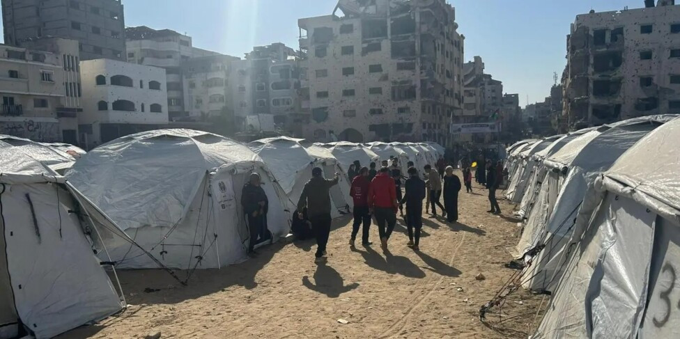 Gaza familias tiendas Ocha