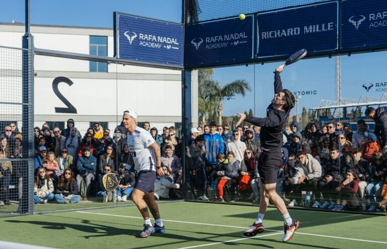 Desafio previo Rafa Nadal Academy Hexagon Cup 2025 dentro 768x614