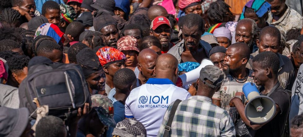 Haiti desplazados agolpan Antoine Lemonnier OIM