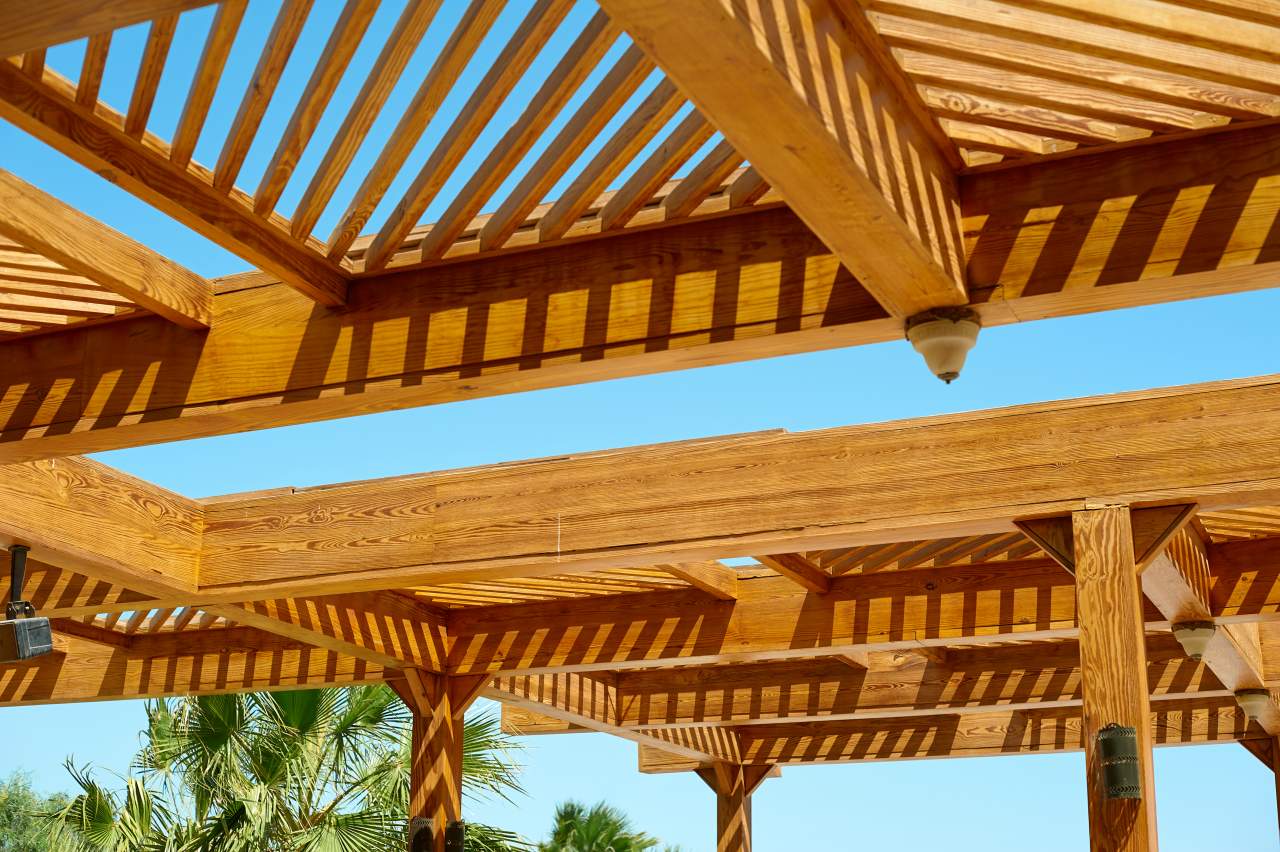 Pérgolas de madera, estructura y madera recomendada - Construir con madera