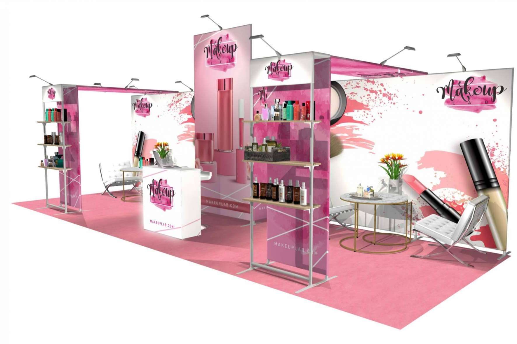 Acudir a ferias y eventos con stands sostenibles